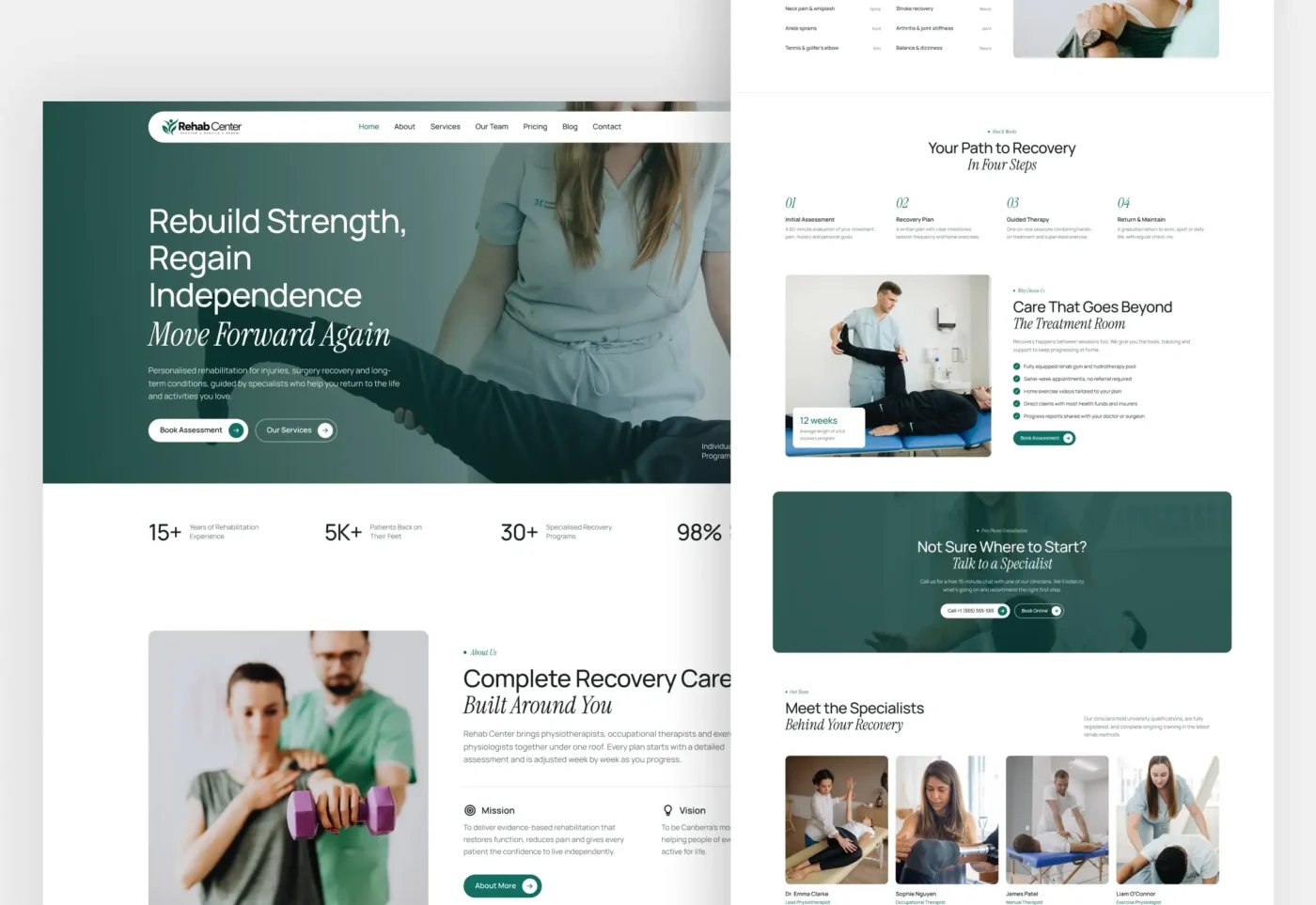 Rehab Center WordPress Theme