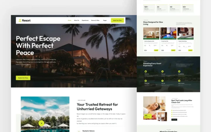 Resort Astro Theme
