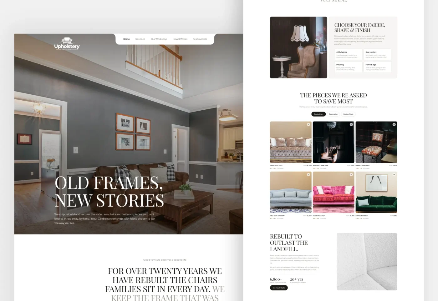 Upholstery WordPress Theme