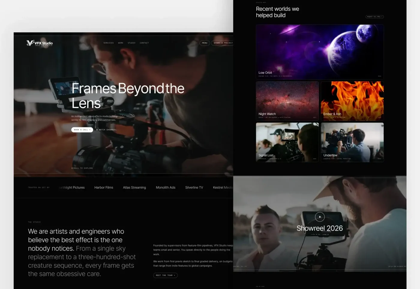 VFX Studio Astro Theme