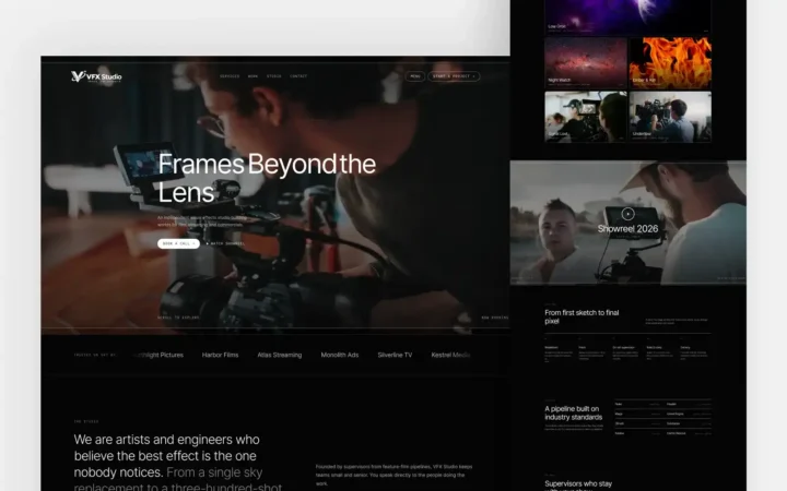 VFX Studio Astro Theme